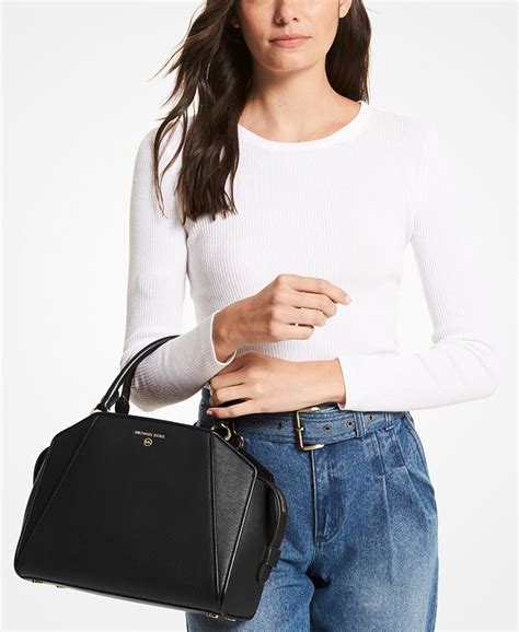 michael kors cleo medium satchel|Cleo Medium Color.